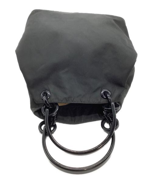 PRADA（プラダ）PRADA (プラダ) ナイロンハンドバッグ ブラックの古着・服飾アイテム