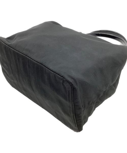 PRADA（プラダ）PRADA (プラダ) ナイロンハンドバッグ ブラックの古着・服飾アイテム