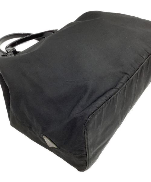 PRADA（プラダ）PRADA (プラダ) ナイロンハンドバッグ ブラックの古着・服飾アイテム