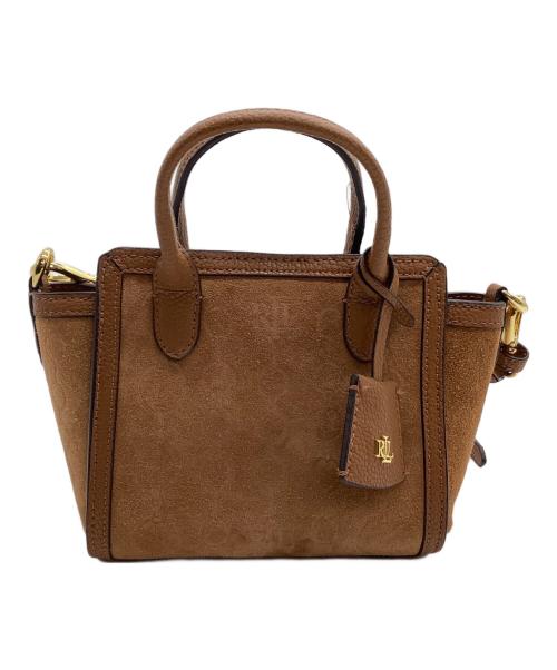 LAUREN RALPH LAUREN（ローレンラルフローレン）LAUREN RALPH LAUREN (ローレンラルフローレン) 2WAYバッグ キャメルの古着・服飾アイテム