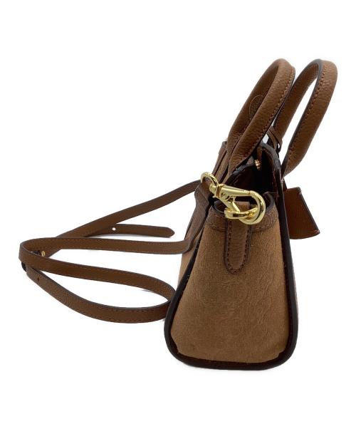 LAUREN RALPH LAUREN（ローレンラルフローレン）LAUREN RALPH LAUREN (ローレンラルフローレン) 2WAYバッグ キャメルの古着・服飾アイテム