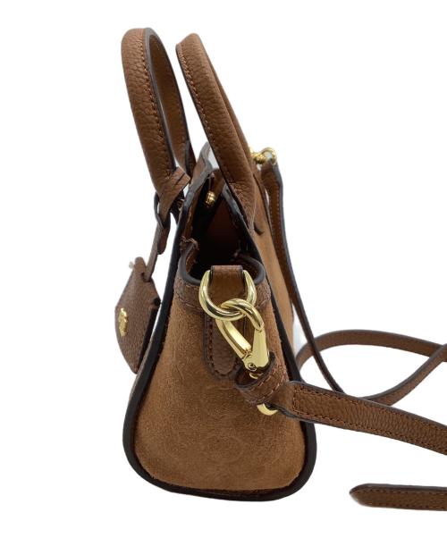 LAUREN RALPH LAUREN（ローレンラルフローレン）LAUREN RALPH LAUREN (ローレンラルフローレン) 2WAYバッグ キャメルの古着・服飾アイテム