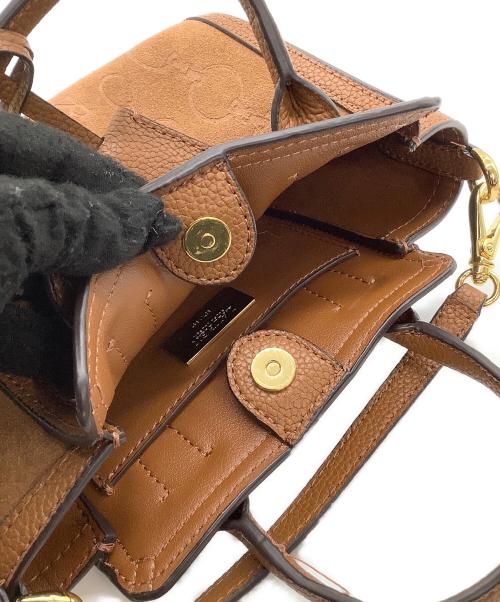 LAUREN RALPH LAUREN（ローレンラルフローレン）LAUREN RALPH LAUREN (ローレンラルフローレン) 2WAYバッグ キャメルの古着・服飾アイテム