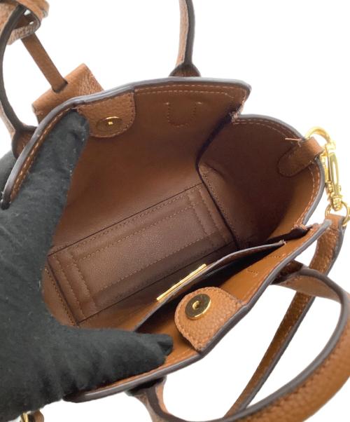 LAUREN RALPH LAUREN（ローレンラルフローレン）LAUREN RALPH LAUREN (ローレンラルフローレン) 2WAYバッグ キャメルの古着・服飾アイテム