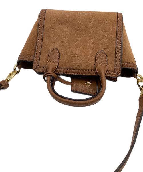 LAUREN RALPH LAUREN（ローレンラルフローレン）LAUREN RALPH LAUREN (ローレンラルフローレン) 2WAYバッグ キャメルの古着・服飾アイテム