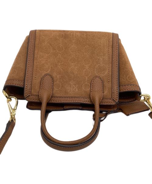 LAUREN RALPH LAUREN（ローレンラルフローレン）LAUREN RALPH LAUREN (ローレンラルフローレン) 2WAYバッグ キャメルの古着・服飾アイテム