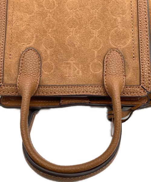 LAUREN RALPH LAUREN（ローレンラルフローレン）LAUREN RALPH LAUREN (ローレンラルフローレン) 2WAYバッグ キャメルの古着・服飾アイテム