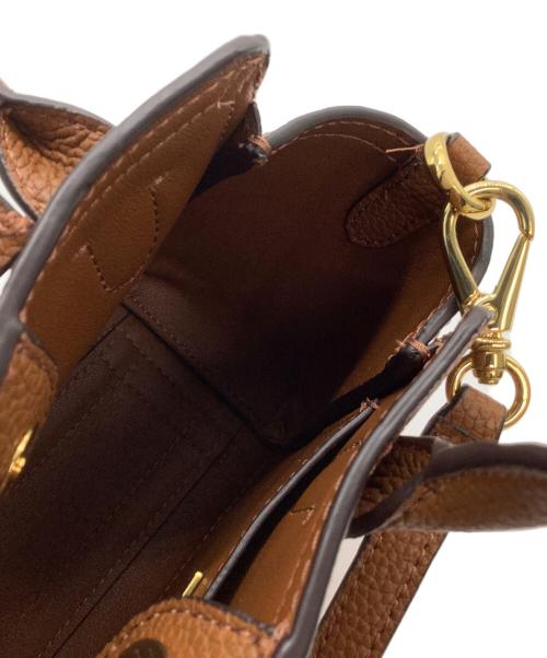 LAUREN RALPH LAUREN（ローレンラルフローレン）LAUREN RALPH LAUREN (ローレンラルフローレン) 2WAYバッグ キャメルの古着・服飾アイテム