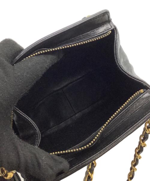 CHANEL（シャネル）CHANEL (シャネル) チェーンショルダーバッグ ブラックの古着・服飾アイテム