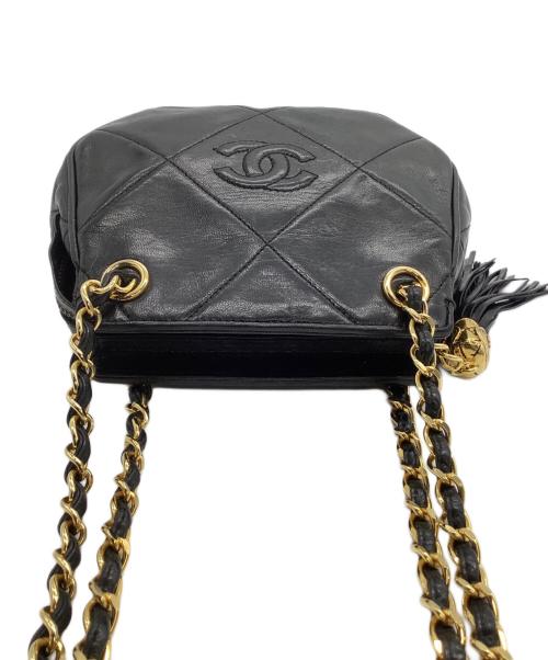 CHANEL（シャネル）CHANEL (シャネル) チェーンショルダーバッグ ブラックの古着・服飾アイテム