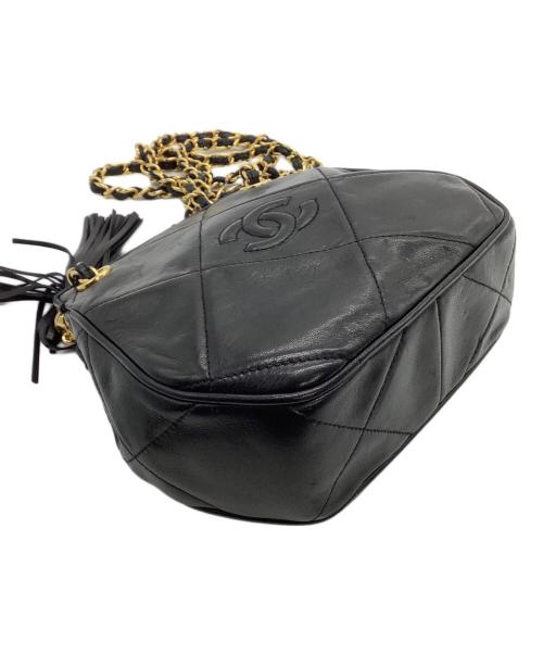 CHANEL（シャネル）CHANEL (シャネル) チェーンショルダーバッグ ブラックの古着・服飾アイテム