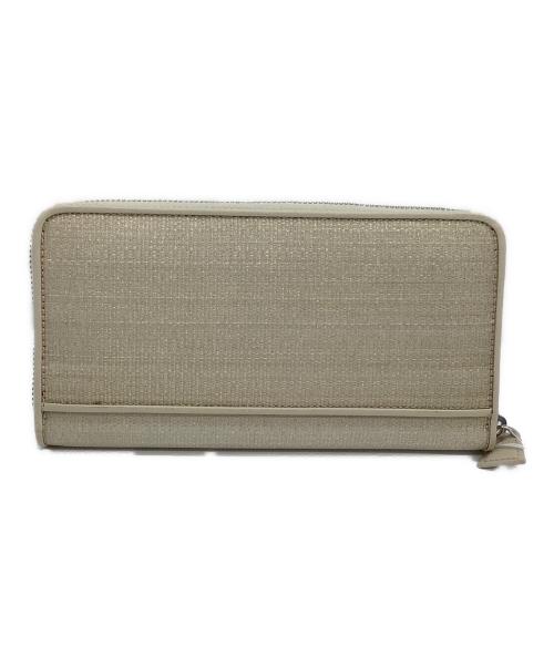 AKRIS（アクリス）AKRIS (アクリス) 長財布 ベージュの古着・服飾アイテム