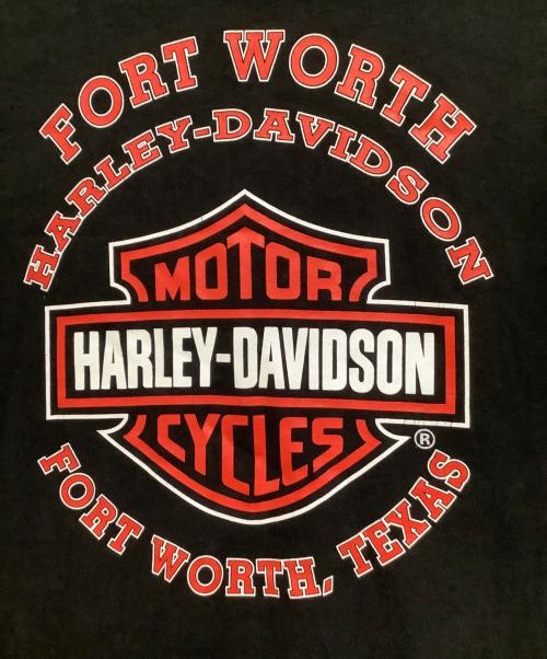HARLEY-DAVIDSON（ハーレーダビッドソン）HARLEY-DAVIDSON (ハーレーダビッドソン) 長袖カットソー ブラック サイズ:表記なしの古着・服飾アイテム