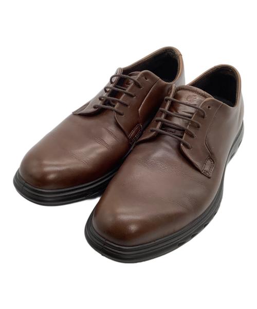 ECCO（エコー）ECCO (エコー) レースアップシューズ ブラウン サイズ:EU43の古着・服飾アイテム