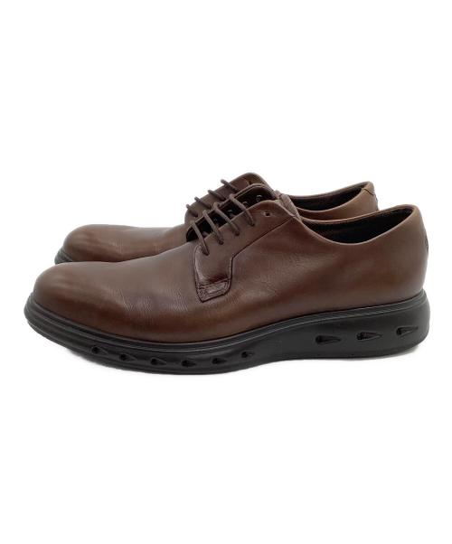 ECCO（エコー）ECCO (エコー) レースアップシューズ ブラウン サイズ:EU43の古着・服飾アイテム