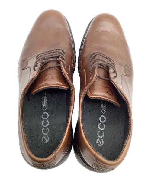 ECCO（エコー）ECCO (エコー) レースアップシューズ ブラウン サイズ:EU43の古着・服飾アイテム