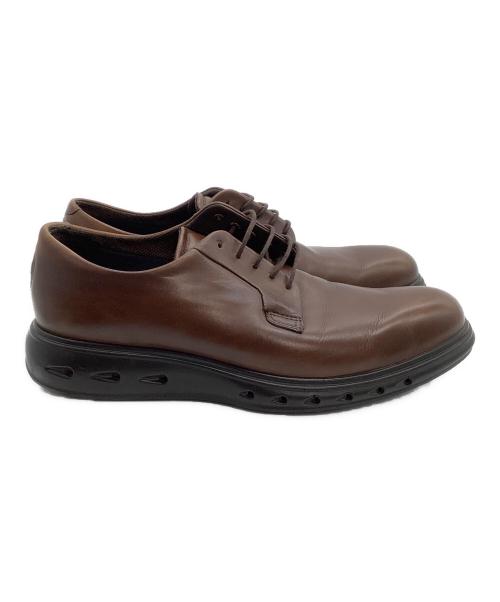 ECCO（エコー）ECCO (エコー) レースアップシューズ ブラウン サイズ:EU43の古着・服飾アイテム