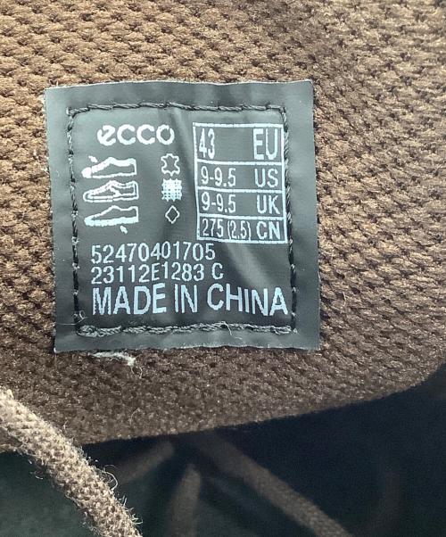 ECCO（エコー）ECCO (エコー) レースアップシューズ ブラウン サイズ:EU43の古着・服飾アイテム