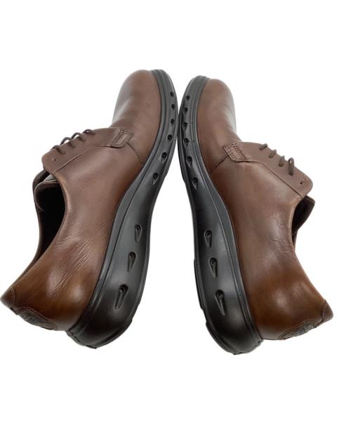 ECCO（エコー）ECCO (エコー) レースアップシューズ ブラウン サイズ:EU43の古着・服飾アイテム