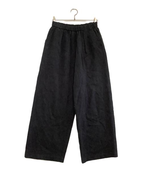 KAGURE（カグレ）KAGURE (カグレ) リネンパンツ ブラック サイズ:freeの古着・服飾アイテム