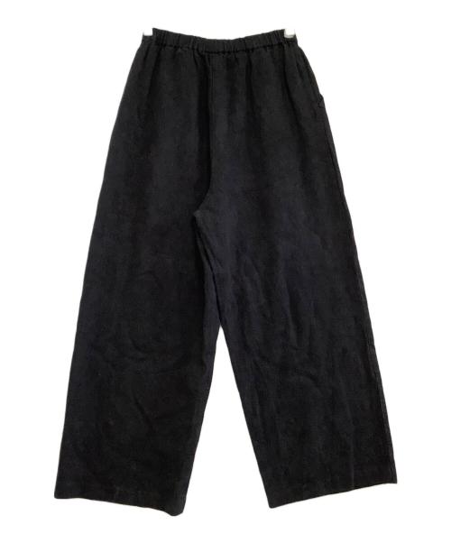 KAGURE（カグレ）KAGURE (カグレ) リネンパンツ ブラック サイズ:freeの古着・服飾アイテム