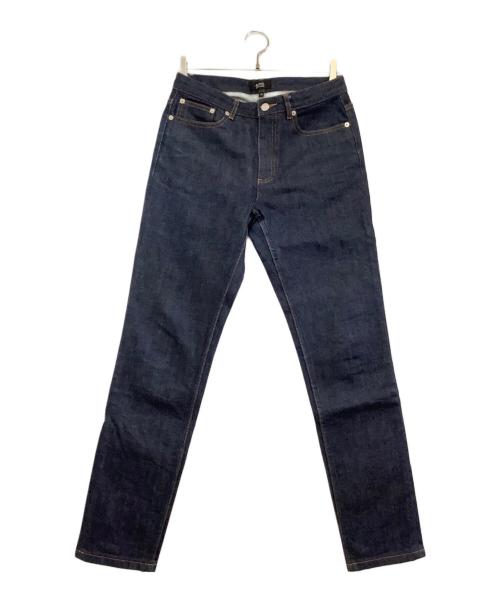 A.P.C.（アーペーセー）A.P.C. (アーペーセー) デニムパンツ JEAN DROIT インディゴ サイズ:71　W28の古着・服飾アイテム