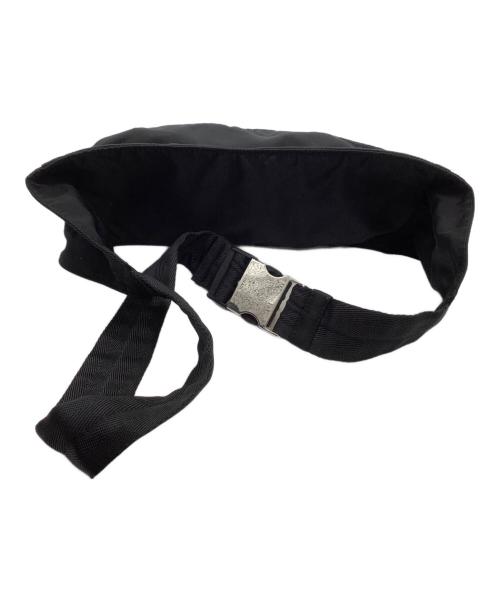 PRADA（プラダ）PRADA (プラダ) ナイロンウエストバッグ ブラックの古着・服飾アイテム