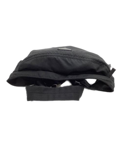 PRADA（プラダ）PRADA (プラダ) ナイロンウエストバッグ ブラックの古着・服飾アイテム