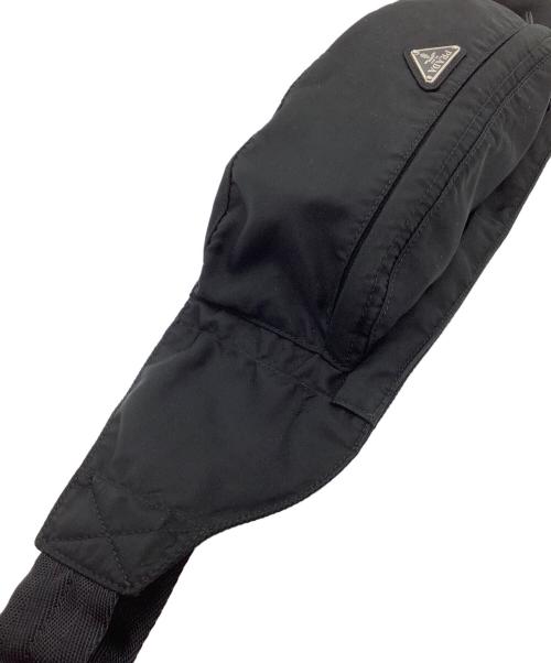 PRADA（プラダ）PRADA (プラダ) ナイロンウエストバッグ ブラックの古着・服飾アイテム