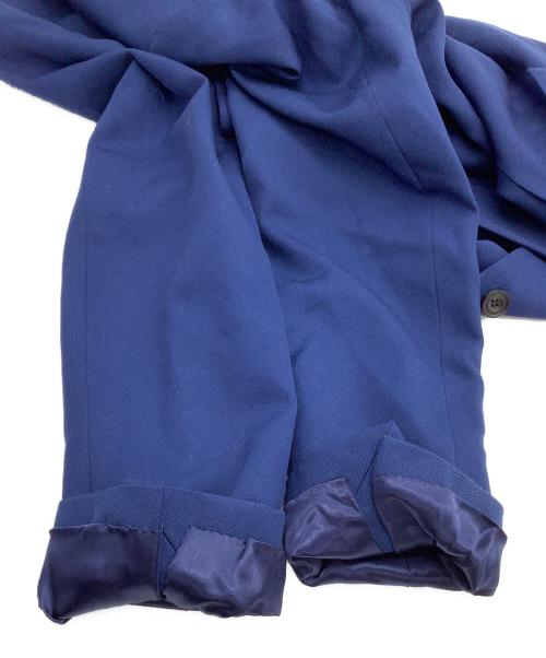 ato（アトウ）ato (アトウ) ノーカラージャケット ブルー サイズ:48の古着・服飾アイテム