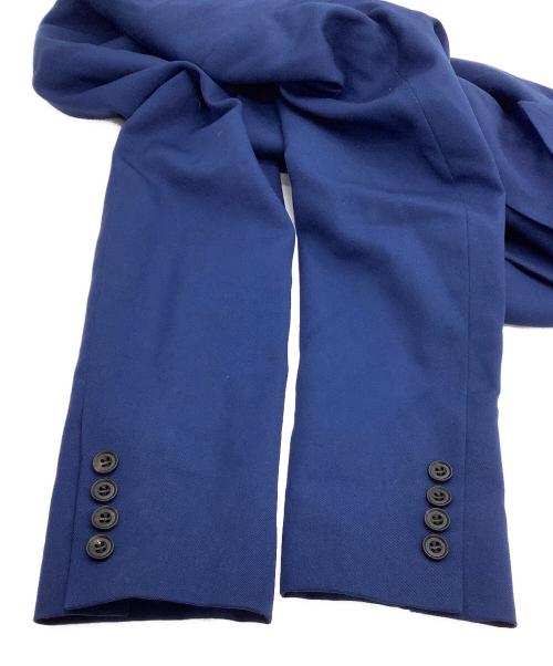 ato（アトウ）ato (アトウ) ノーカラージャケット ブルー サイズ:48の古着・服飾アイテム