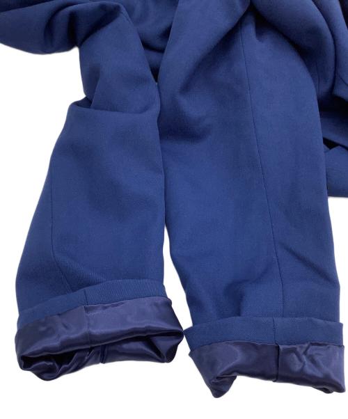 ato（アトウ）ato (アトウ) ノーカラージャケット ブルー サイズ:48の古着・服飾アイテム
