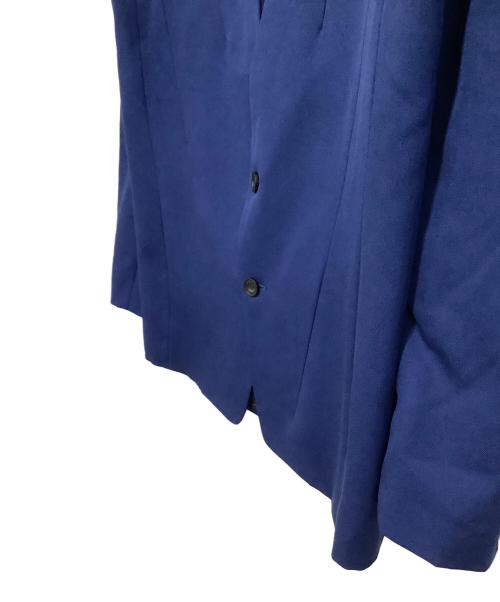 ato（アトウ）ato (アトウ) ノーカラージャケット ブルー サイズ:48の古着・服飾アイテム