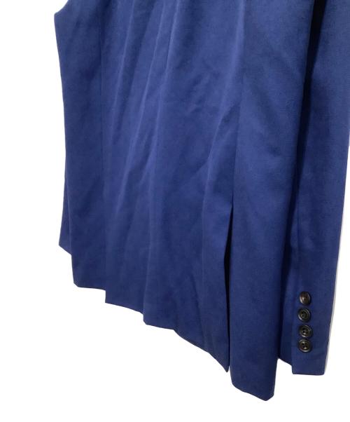ato（アトウ）ato (アトウ) ノーカラージャケット ブルー サイズ:48の古着・服飾アイテム