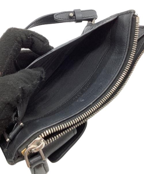 Salvatore Ferragamo（サルヴァトーレ フェラガモ）Salvatore Ferragamo (サルヴァトーレ フェラガモ) ショルダースマホポーチ ブラックの古着・服飾アイテム