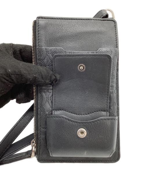 Salvatore Ferragamo（サルヴァトーレ フェラガモ）Salvatore Ferragamo (サルヴァトーレ フェラガモ) ショルダースマホポーチ ブラックの古着・服飾アイテム