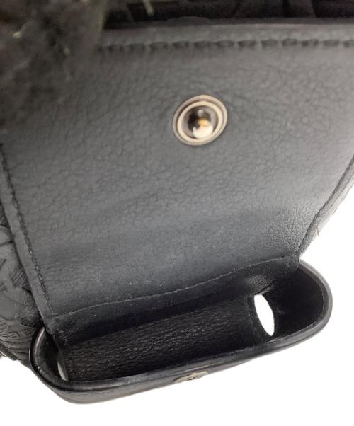Salvatore Ferragamo（サルヴァトーレ フェラガモ）Salvatore Ferragamo (サルヴァトーレ フェラガモ) ショルダースマホポーチ ブラックの古着・服飾アイテム