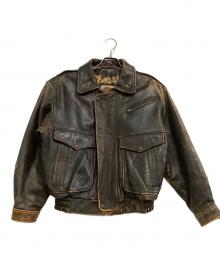 HARLEY-DAVIDSON（ハーレーダビッドソン）の古着「レザージャケット」｜ブラウン