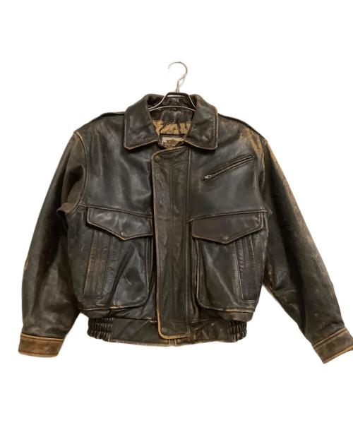 HARLEY-DAVIDSON（ハーレーダビッドソン）HARLEY-DAVIDSON (ハーレーダビッドソン) レザージャケット ブラウン サイズ:Mの古着・服飾アイテム