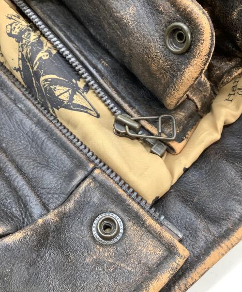 HARLEY-DAVIDSON（ハーレーダビッドソン）HARLEY-DAVIDSON (ハーレーダビッドソン) レザージャケット ブラウン サイズ:Mの古着・服飾アイテム