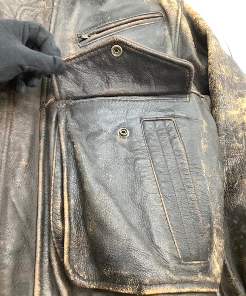 HARLEY-DAVIDSON（ハーレーダビッドソン）HARLEY-DAVIDSON (ハーレーダビッドソン) レザージャケット ブラウン サイズ:Mの古着・服飾アイテム