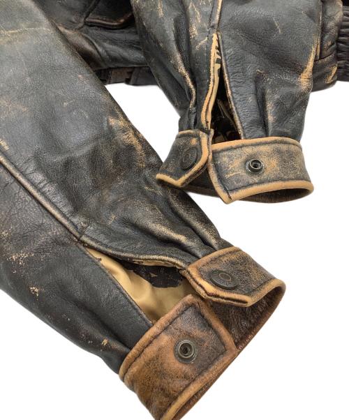 HARLEY-DAVIDSON（ハーレーダビッドソン）HARLEY-DAVIDSON (ハーレーダビッドソン) レザージャケット ブラウン サイズ:Mの古着・服飾アイテム