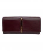 TOD'Sトッズ）の古着「バレッタロングウォレット」｜ボルドー