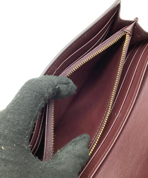 TOD'S（トッズ）TOD'S (トッズ) バレッタロングウォレット ボルドーの古着・服飾アイテム