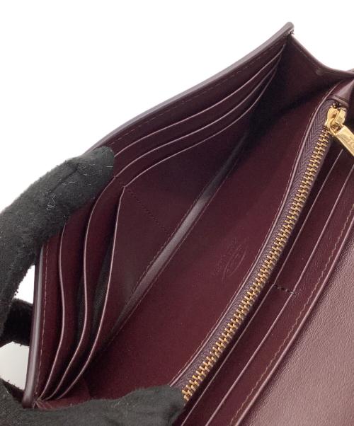 TOD'S（トッズ）TOD'S (トッズ) バレッタロングウォレット ボルドーの古着・服飾アイテム