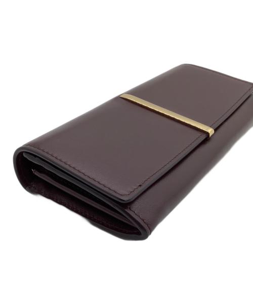 TOD'S（トッズ）TOD'S (トッズ) バレッタロングウォレット ボルドーの古着・服飾アイテム