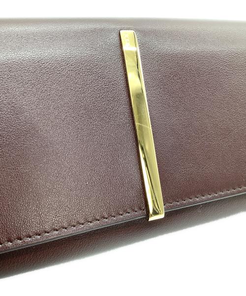 TOD'S（トッズ）TOD'S (トッズ) バレッタロングウォレット ボルドーの古着・服飾アイテム