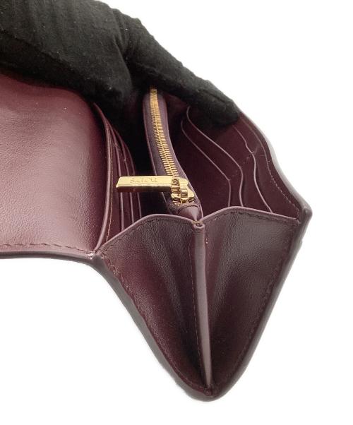 TOD'S（トッズ）TOD'S (トッズ) バレッタロングウォレット ボルドーの古着・服飾アイテム
