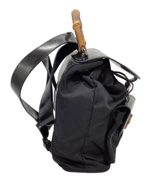 GUCCI（グッチ）GUCCI (グッチ) バンブーリュック ブラックの古着・服飾アイテム