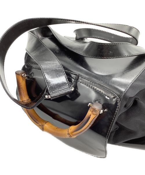 GUCCI（グッチ）GUCCI (グッチ) バンブーリュック ブラックの古着・服飾アイテム